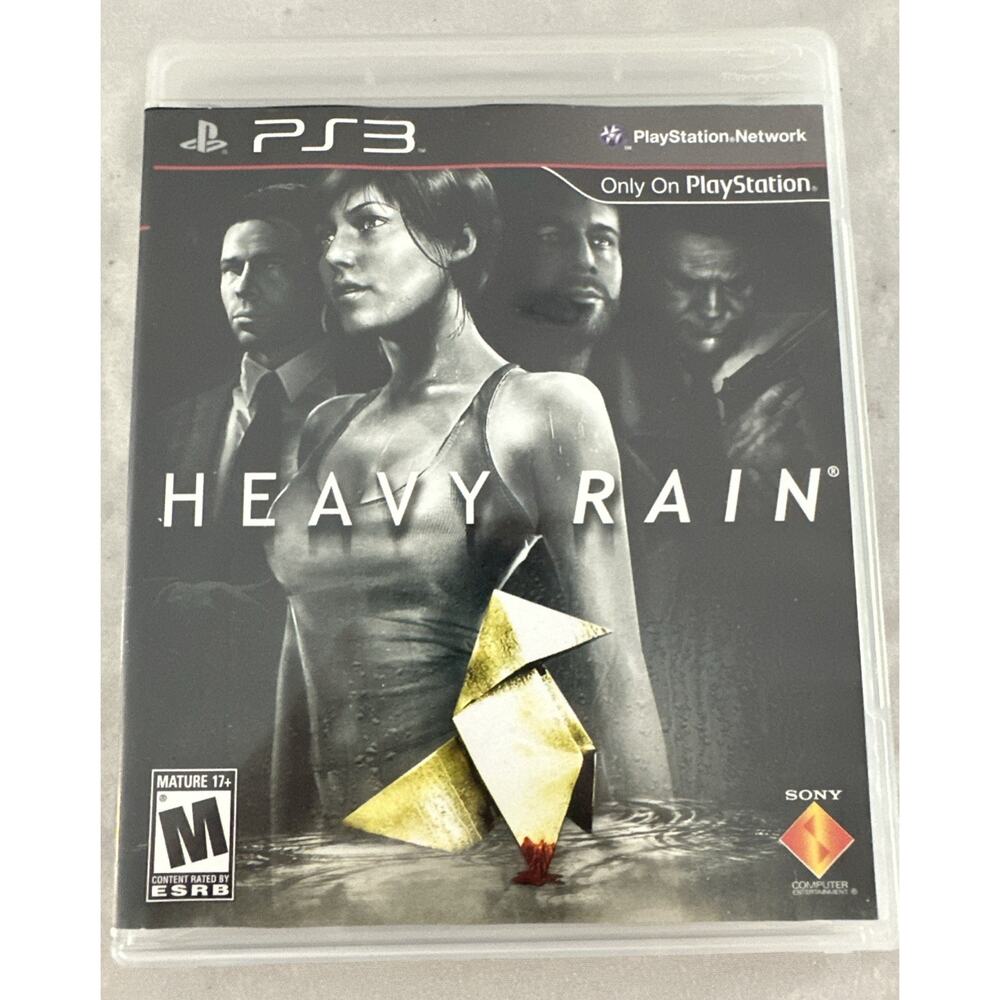 Heavy Rain PS3 Sony PlayStation 3 - Complete CIB Tested